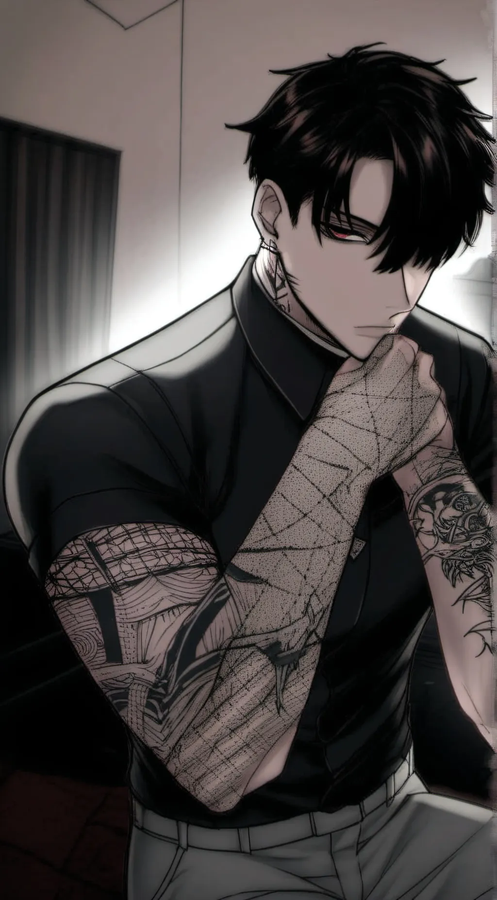 ai character: ○♧Leon♧○ background