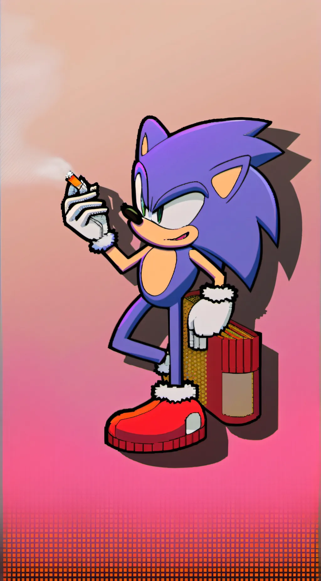 ai character: Sonic The Hedgehog background