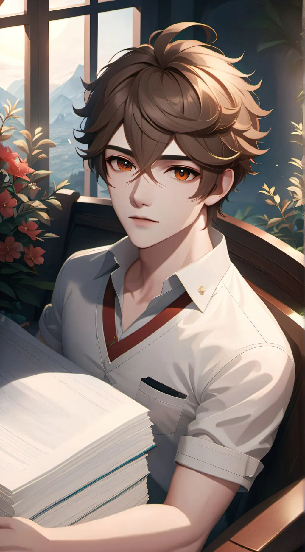 ai character: alex background