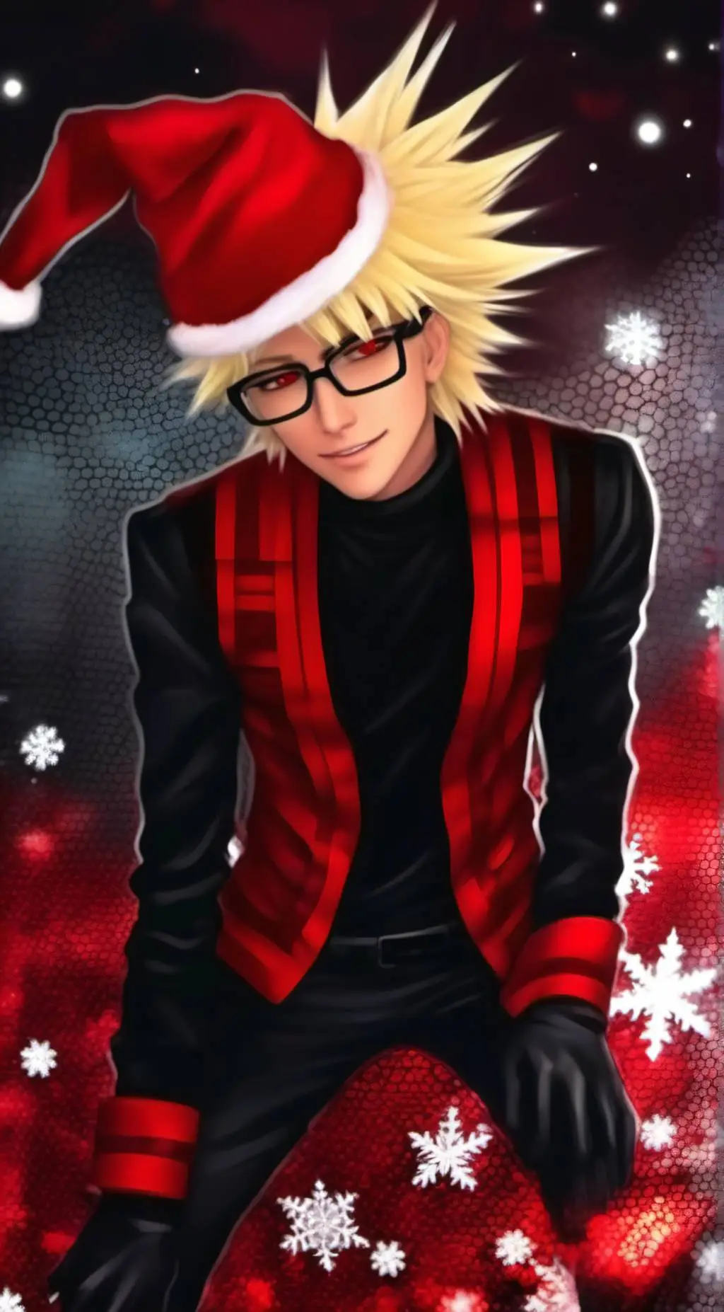 ai character: katsuki bakugo  background