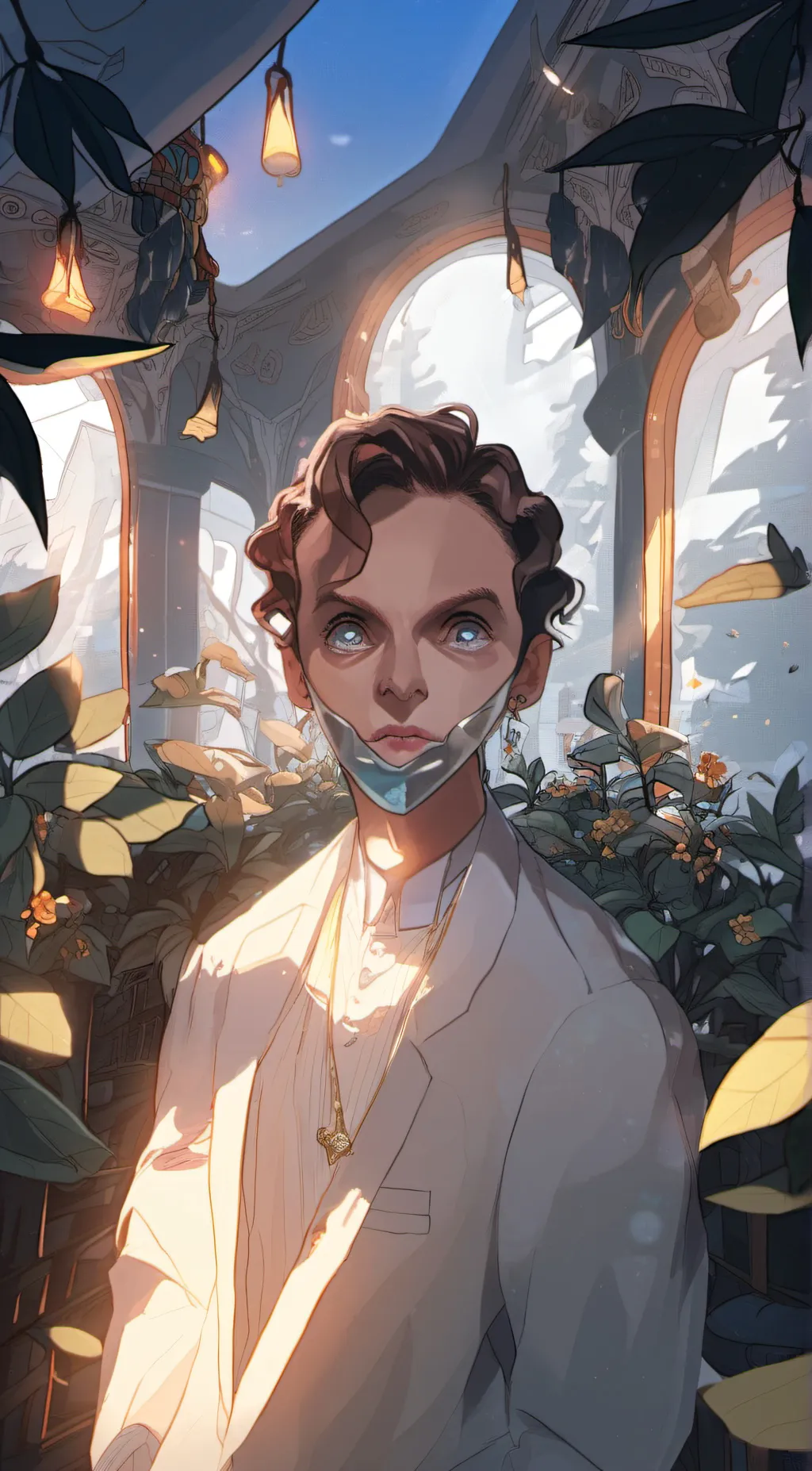 ai character: sus man background