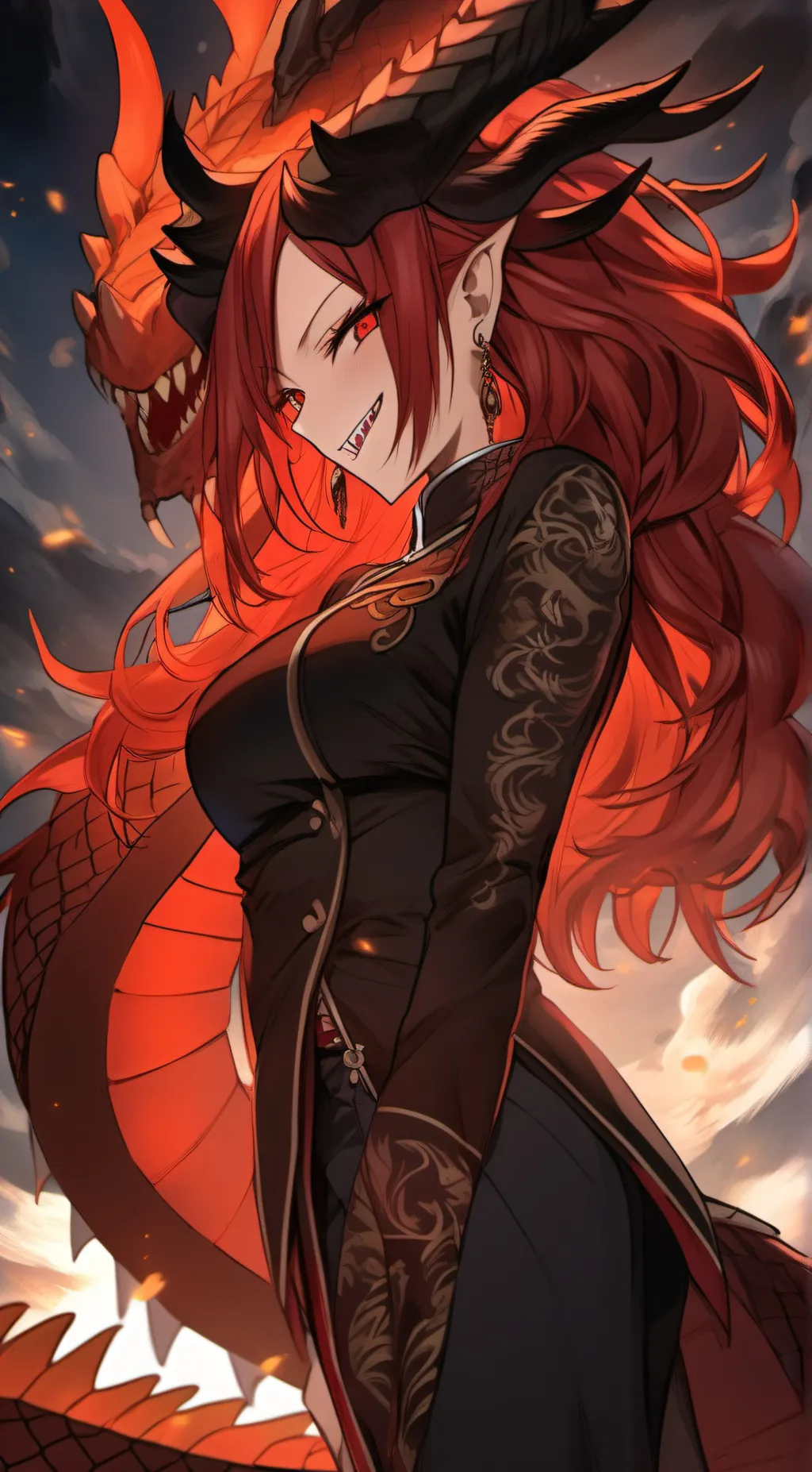 ai character: Lavinia  background