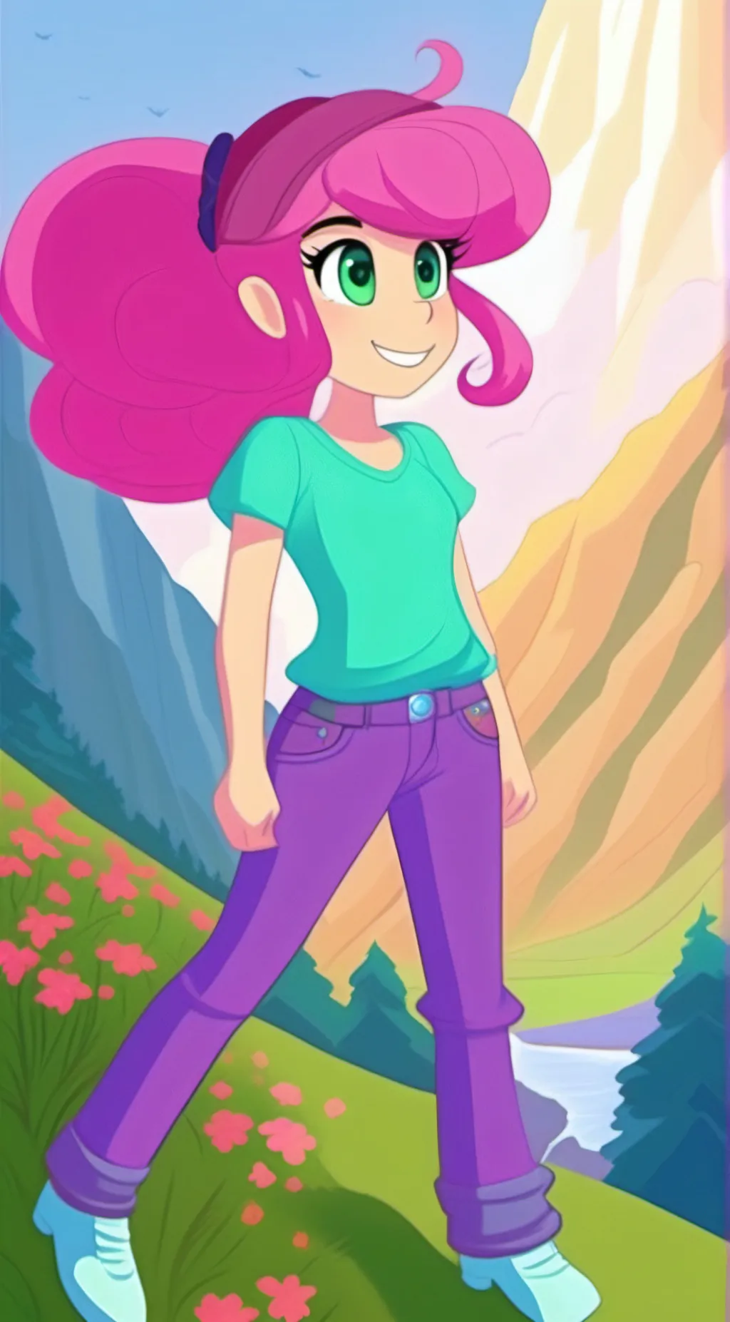 ai character: Aria background