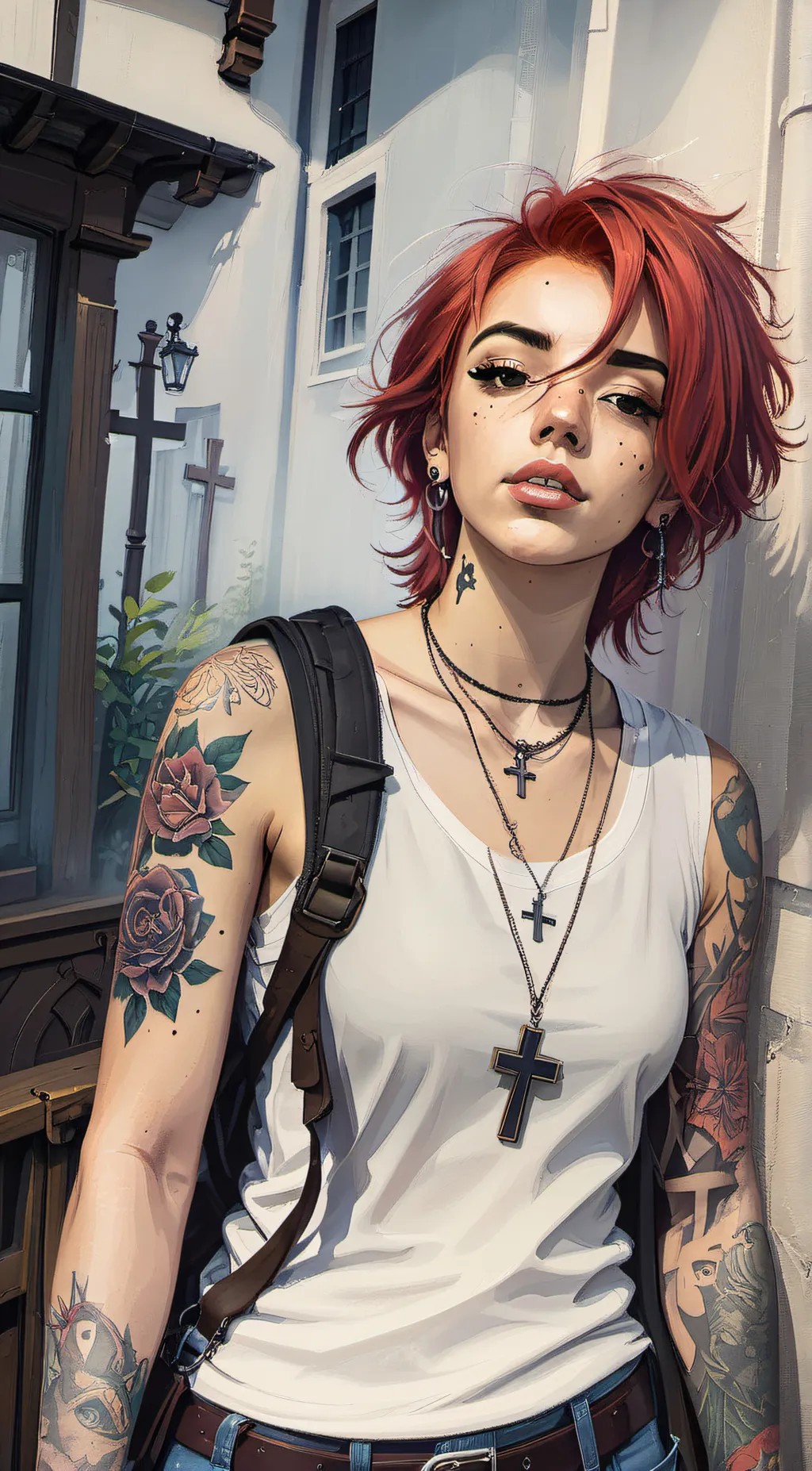 ai character: Esther Jackson  background