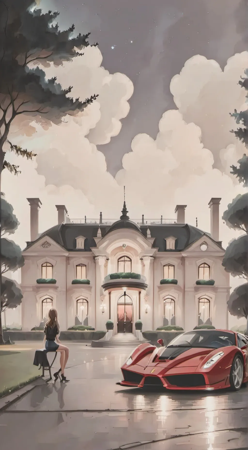 ai character: ari  background