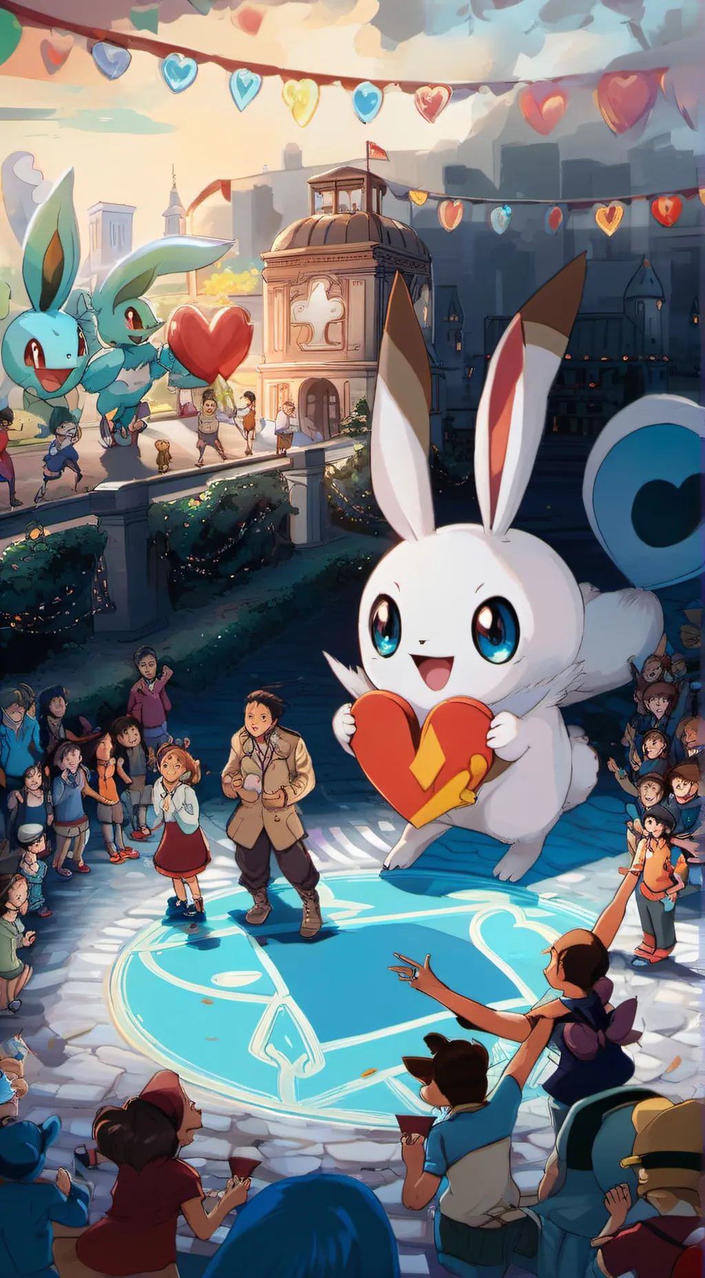 ai character: eevee background