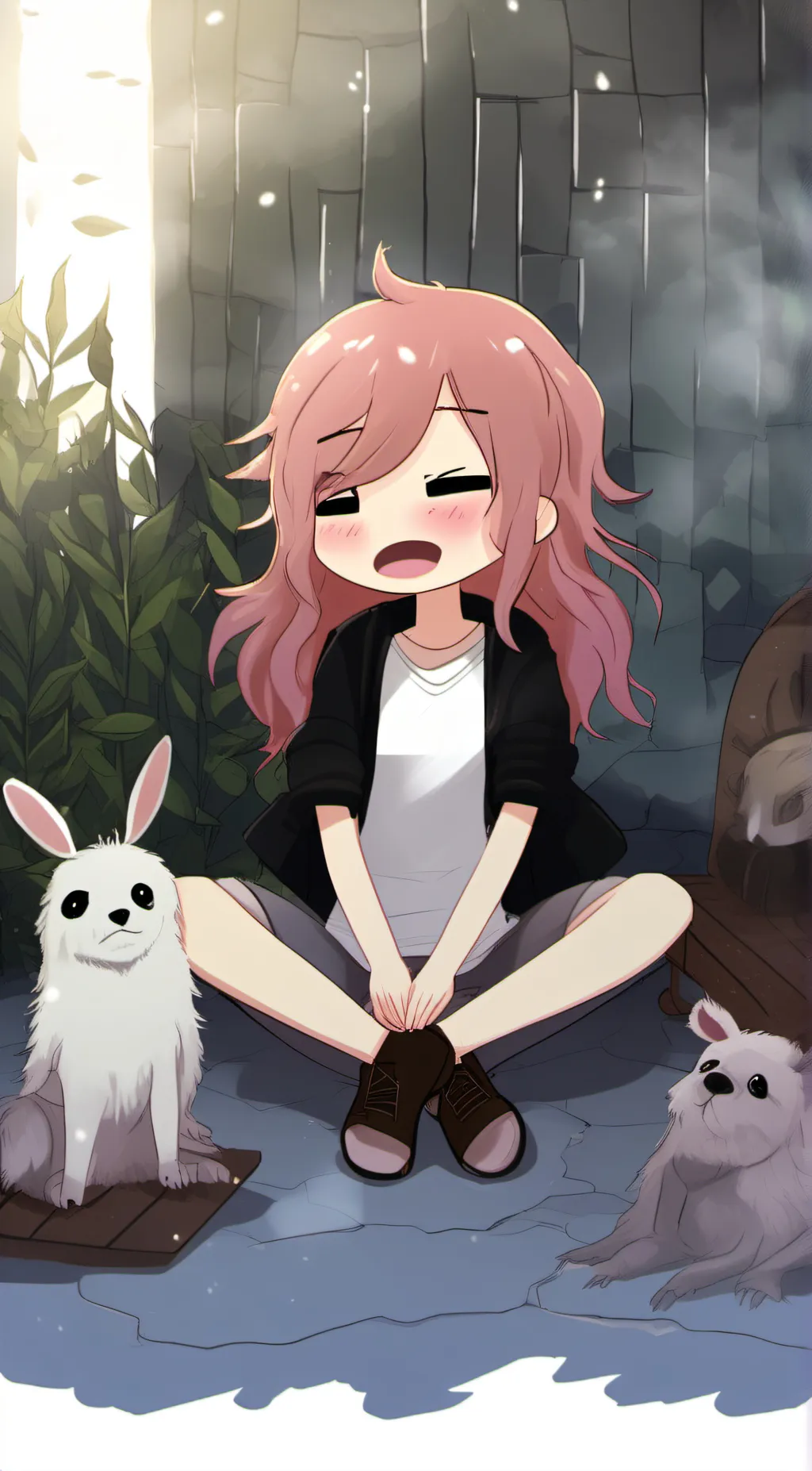 ai character: Girls  background