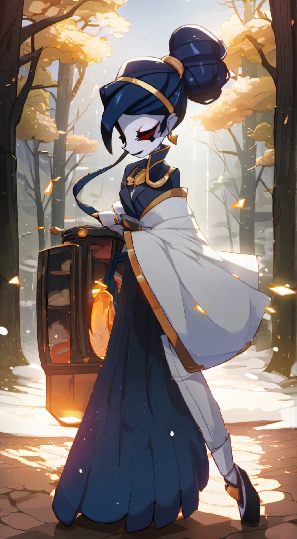 ai character: Moon drop  background