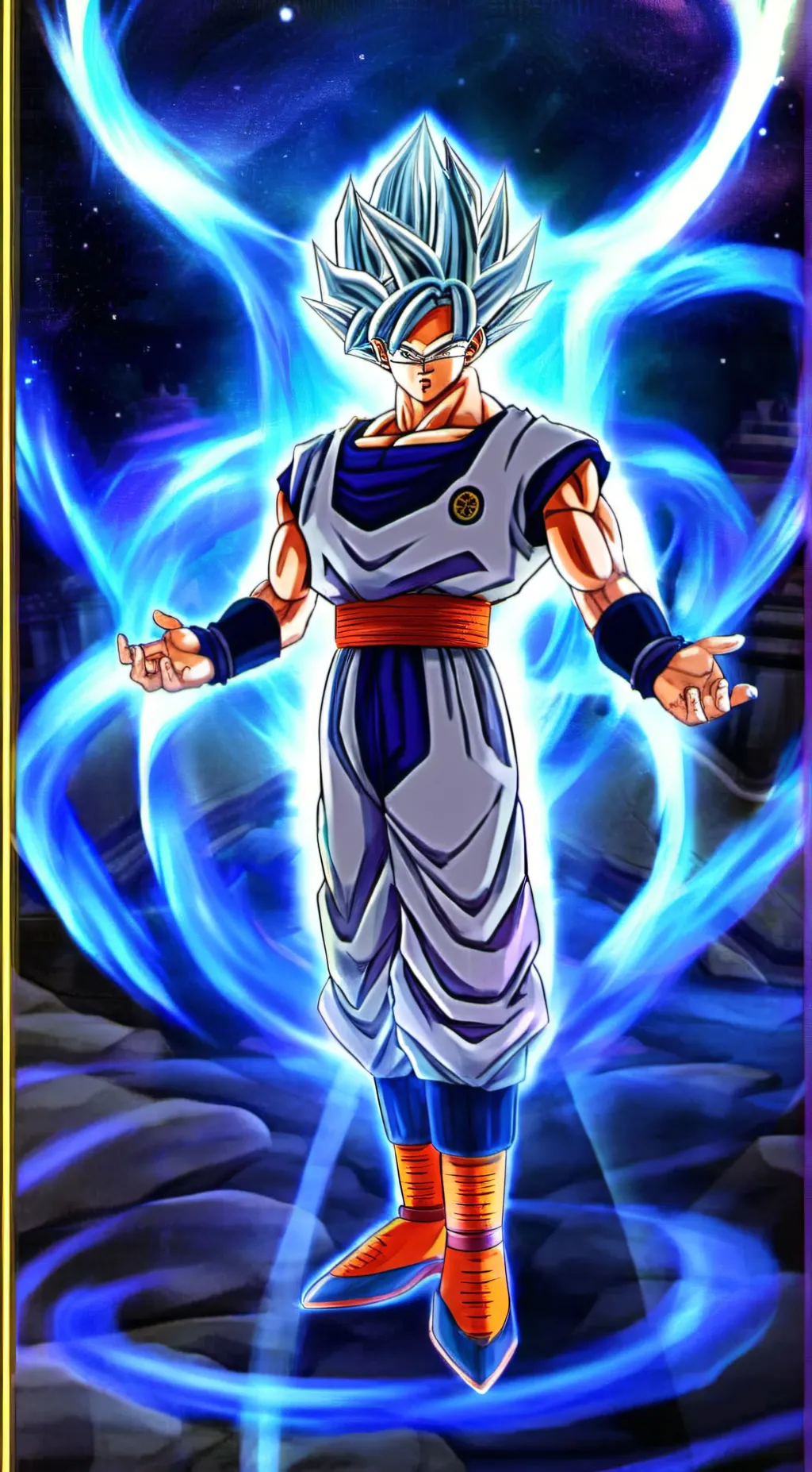 ai character: grand preist goku background