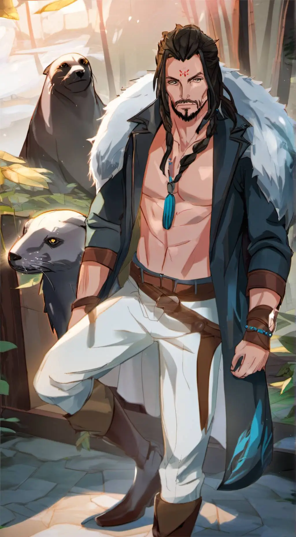 ai character: Adrian background