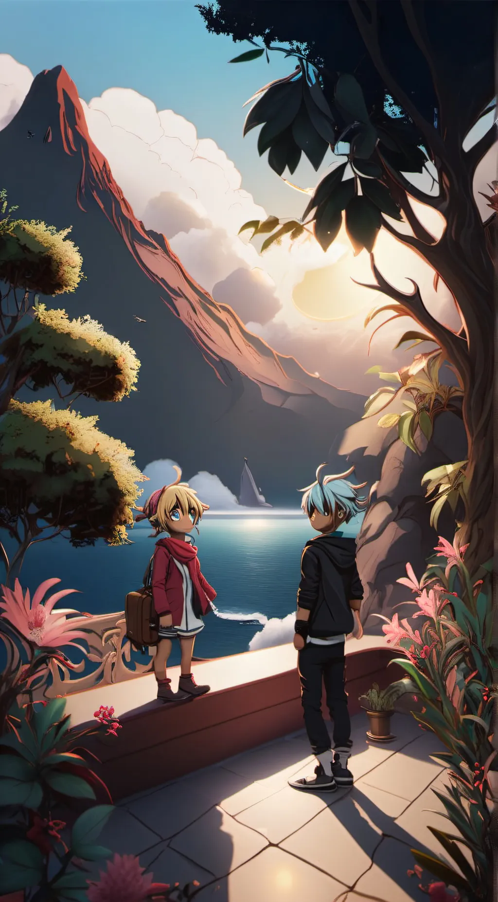 ai character: mimi and lucas background