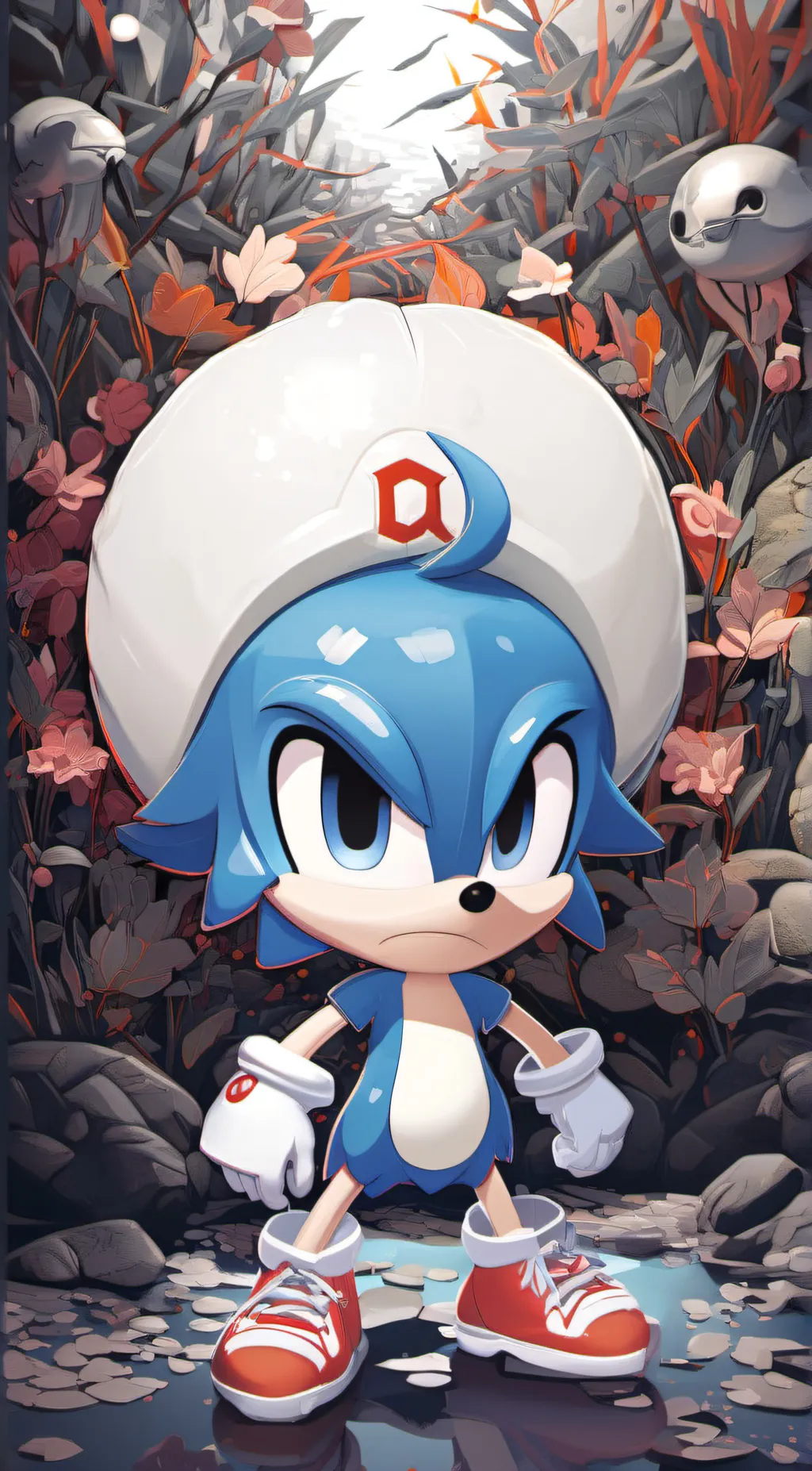 ai character: Sonic the Hedgehog background