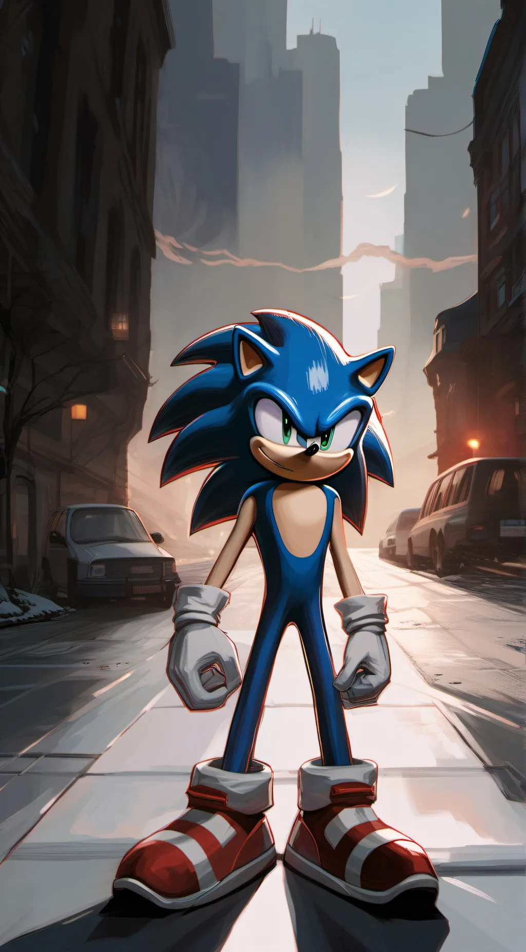 ai character: Sonic background