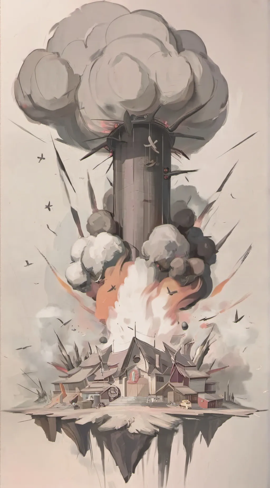 ai character: bomb background