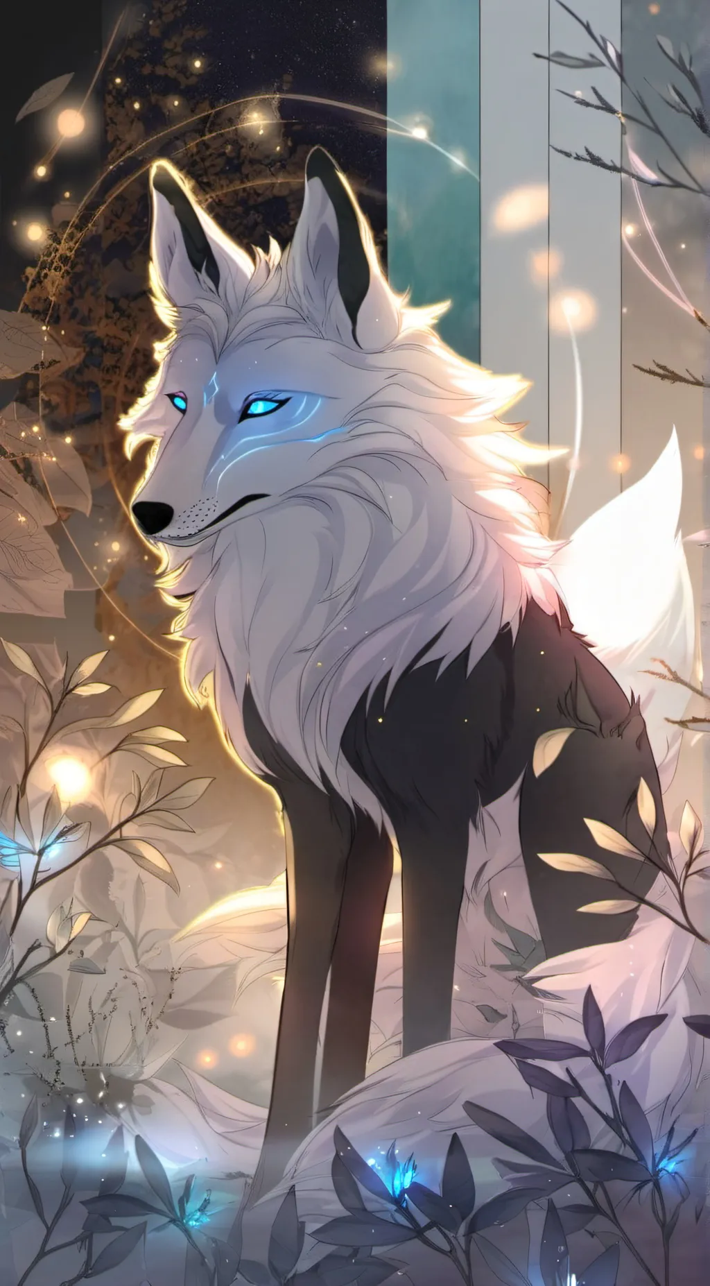 ai character: Luna background