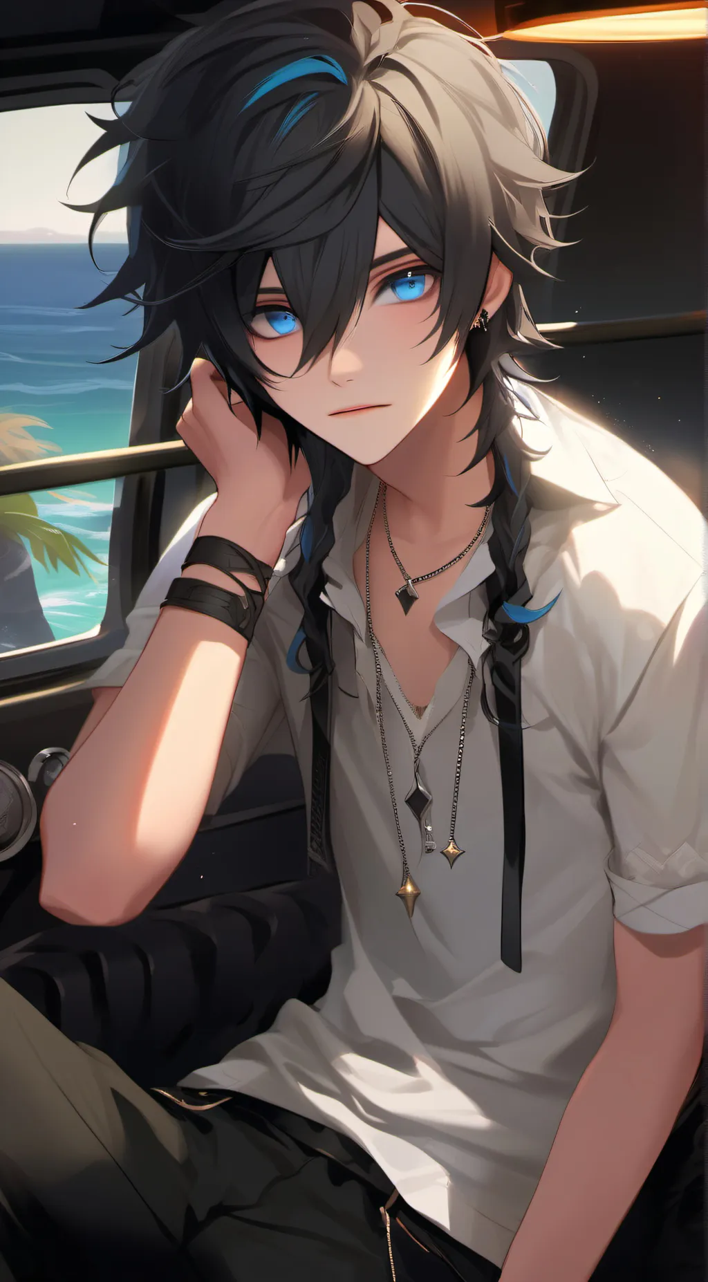 ai character: Saijy jonh background