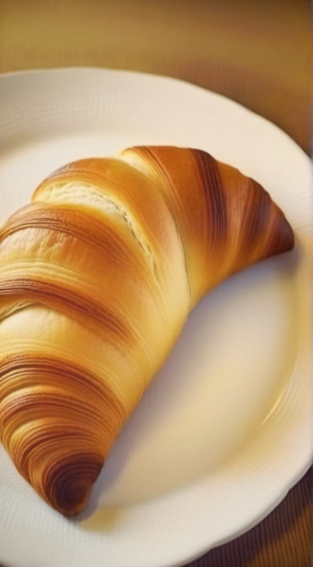 ai character: Croissant background