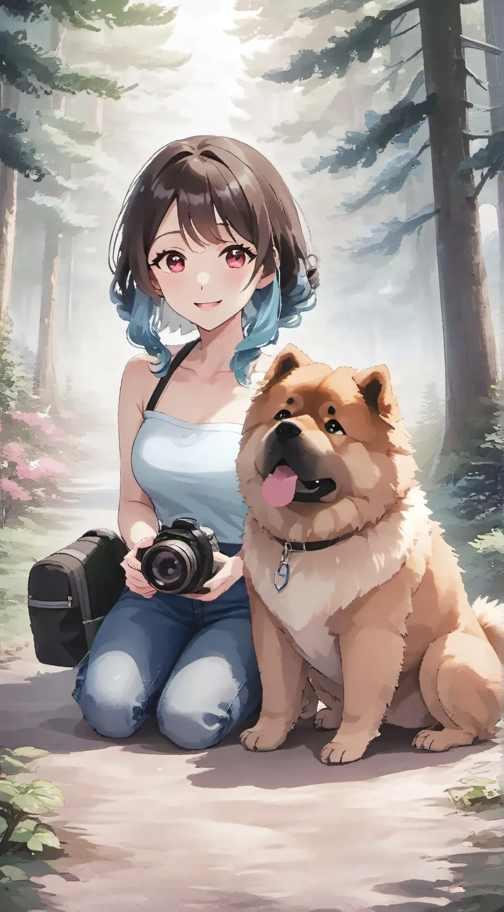 ai character: Amanda background