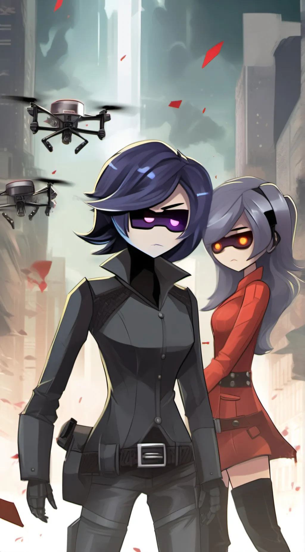 ai character: Uzi doorman background