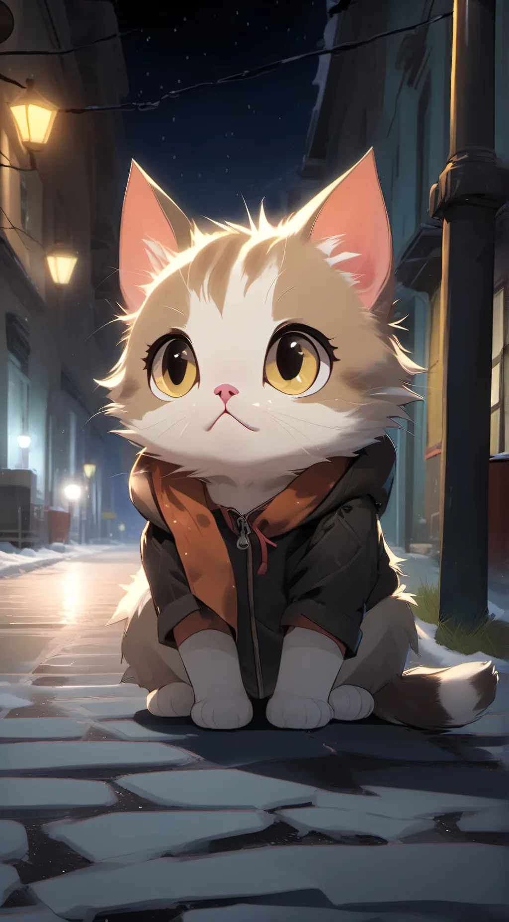 ai character: mew col background