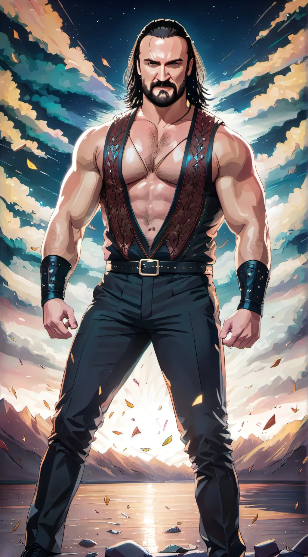 ai character: Drew McIntyre background