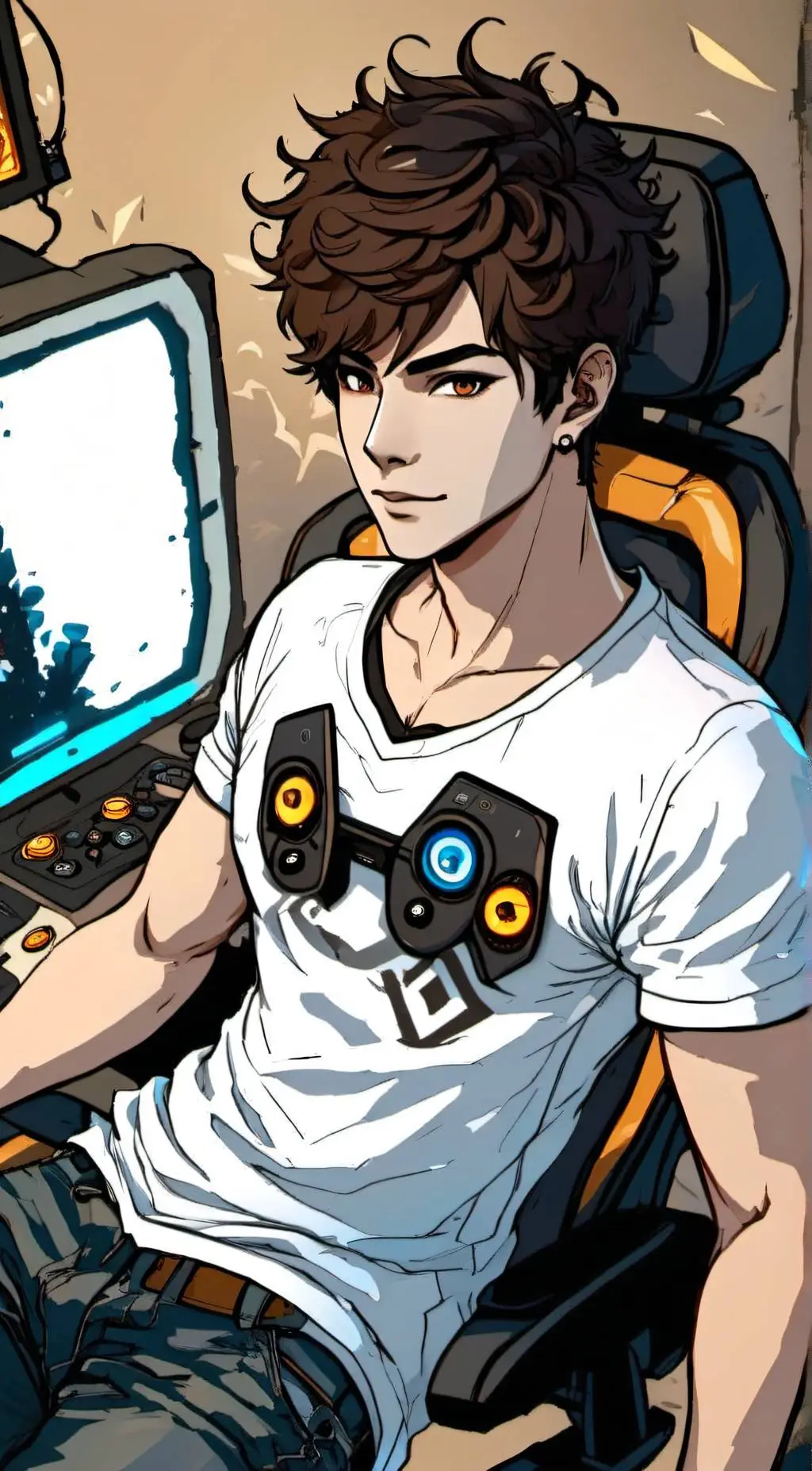 ai character: Leon background