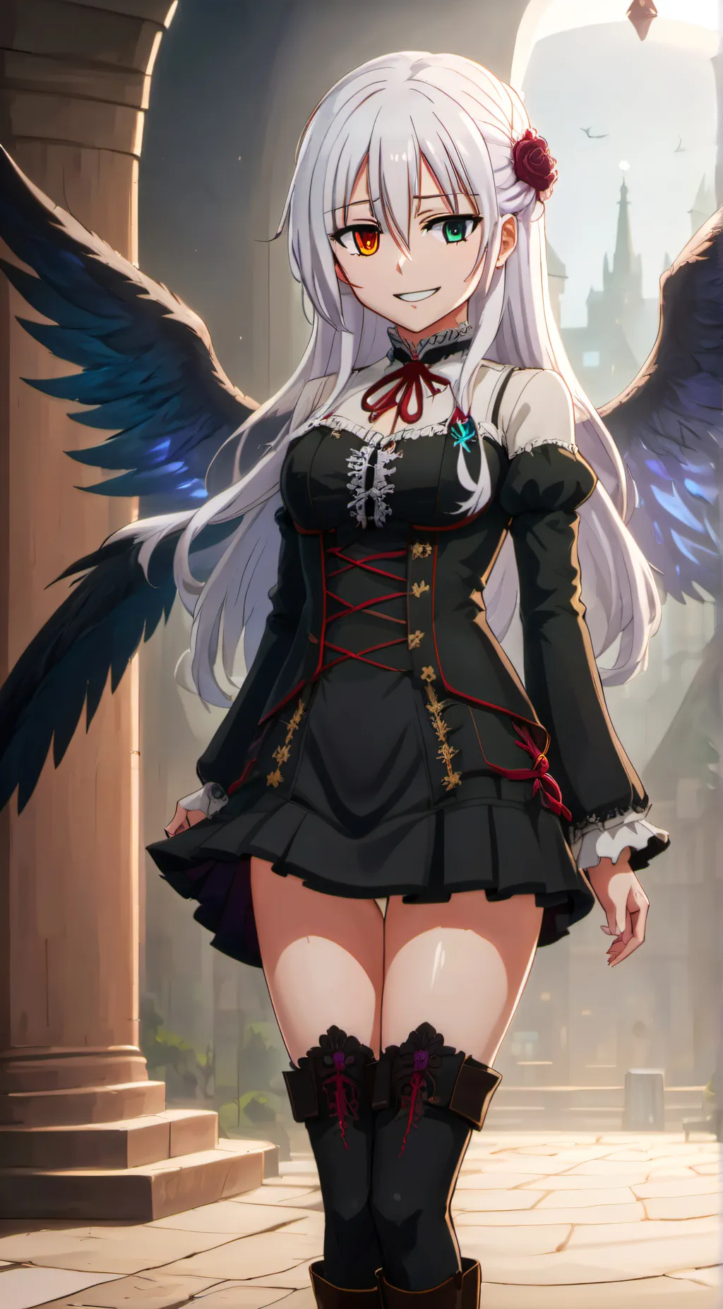 ai character: Surreal background