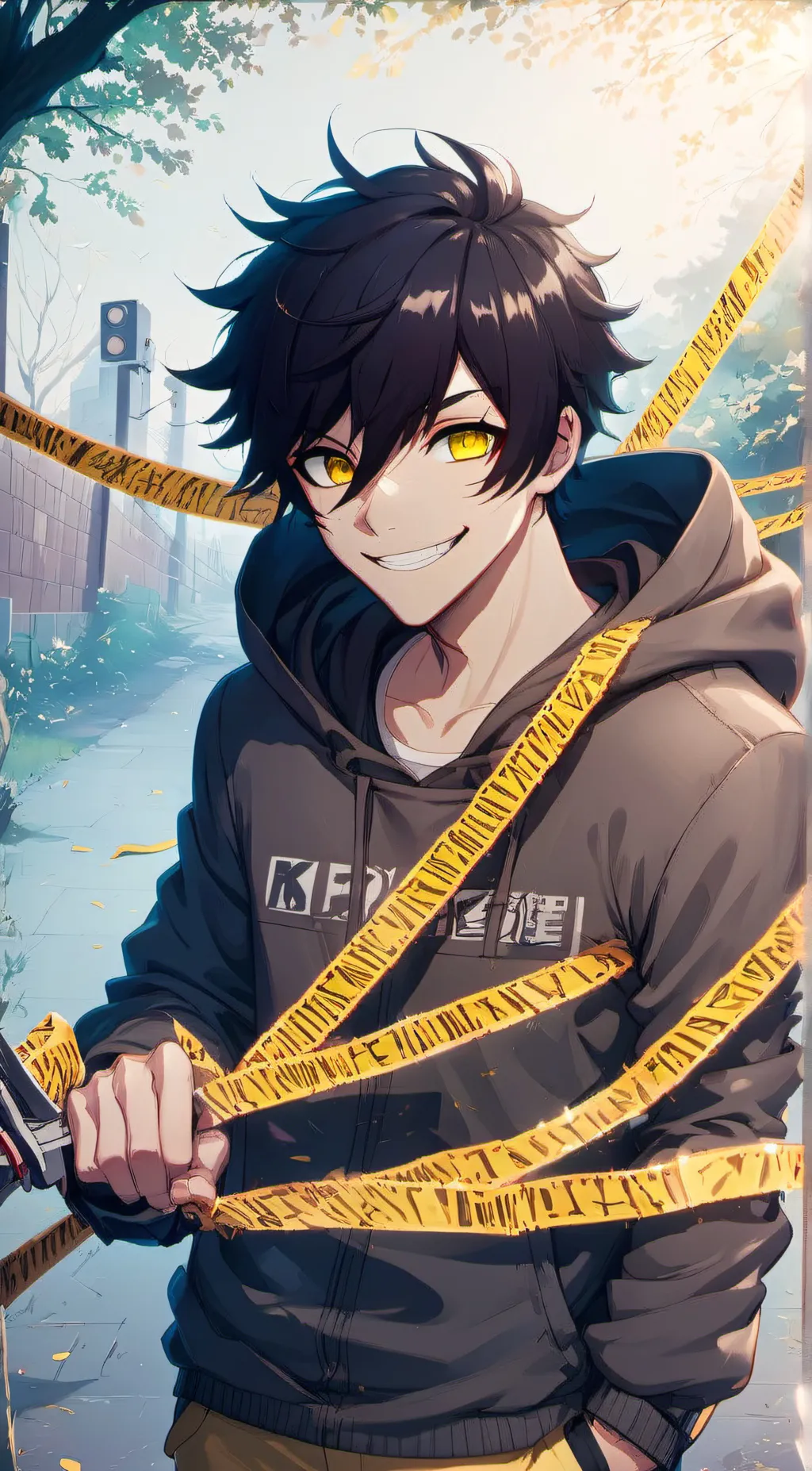 ai character: Creepypasta background