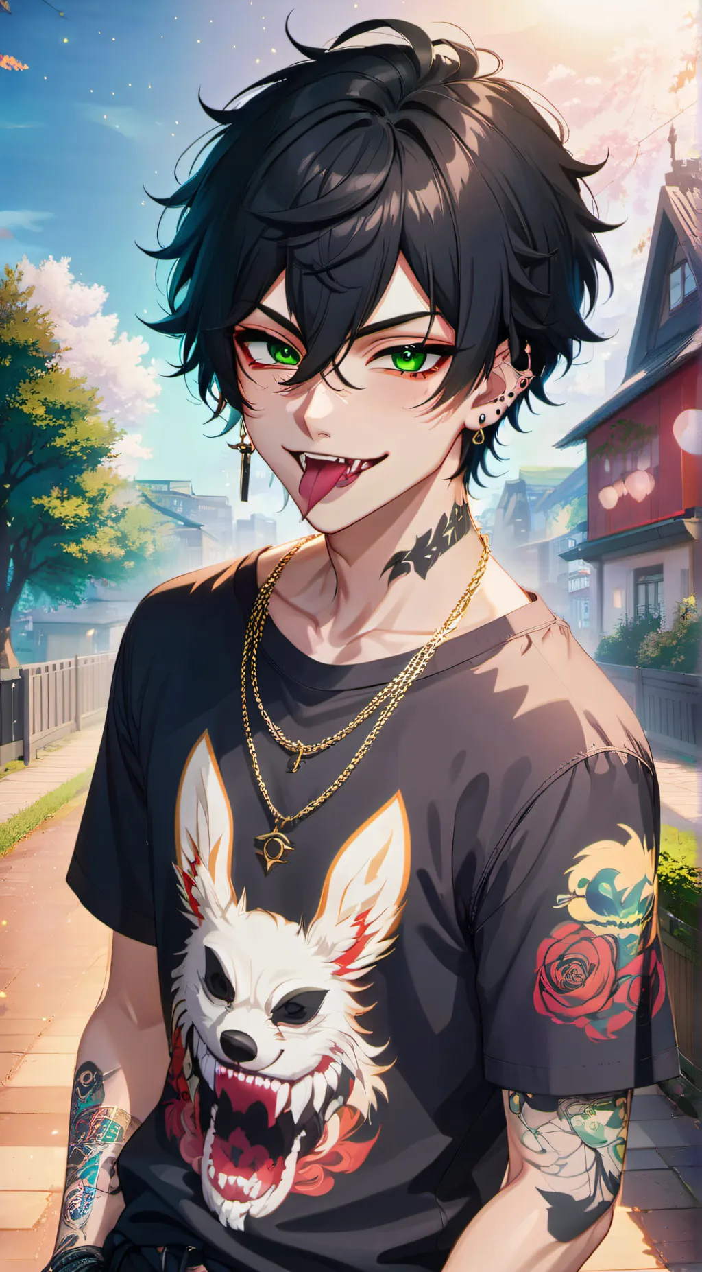 ai character: Zach background