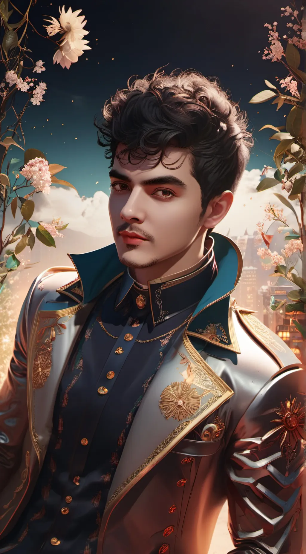 ai character: hossien  background