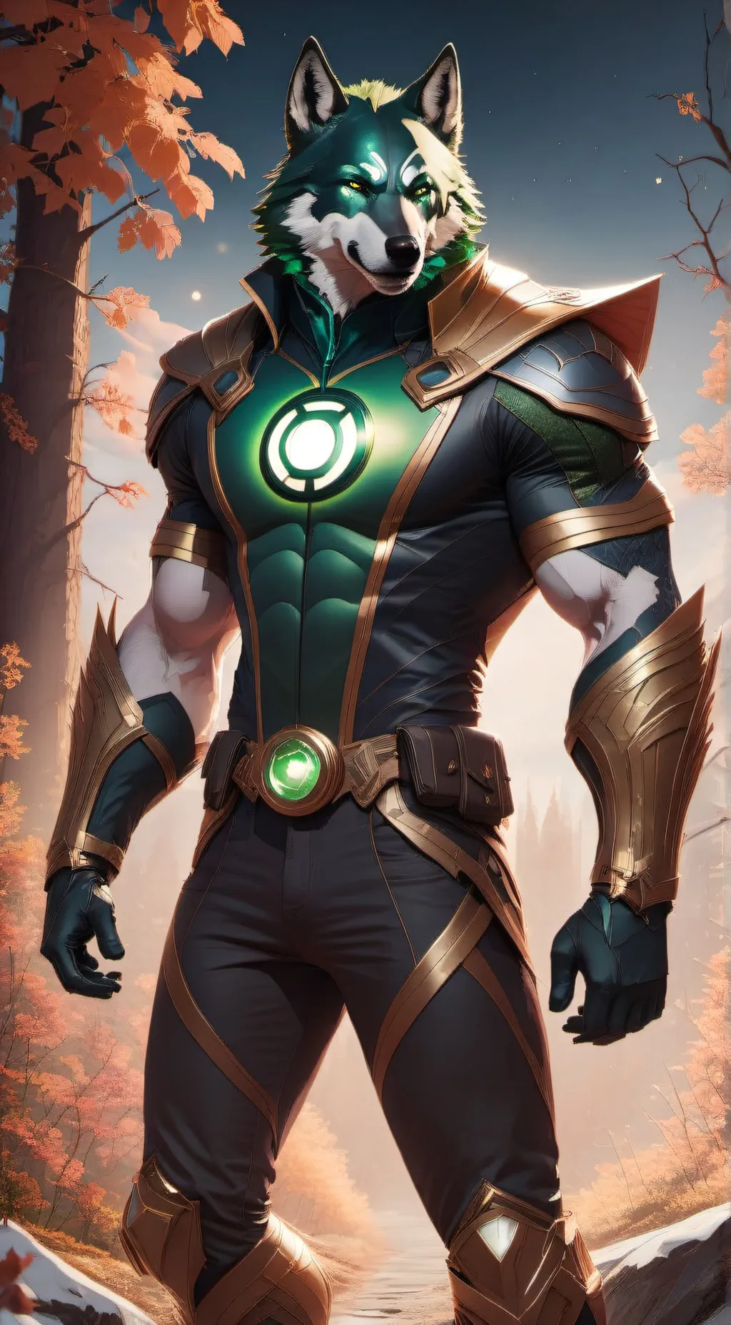 ai character: Timber background