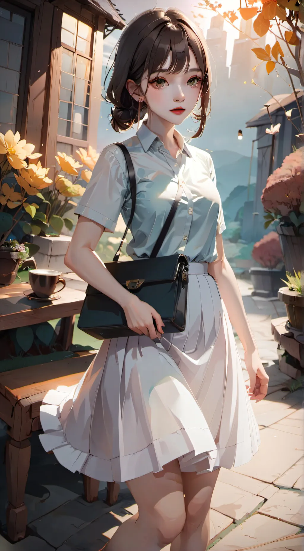 ai character: Melody  background