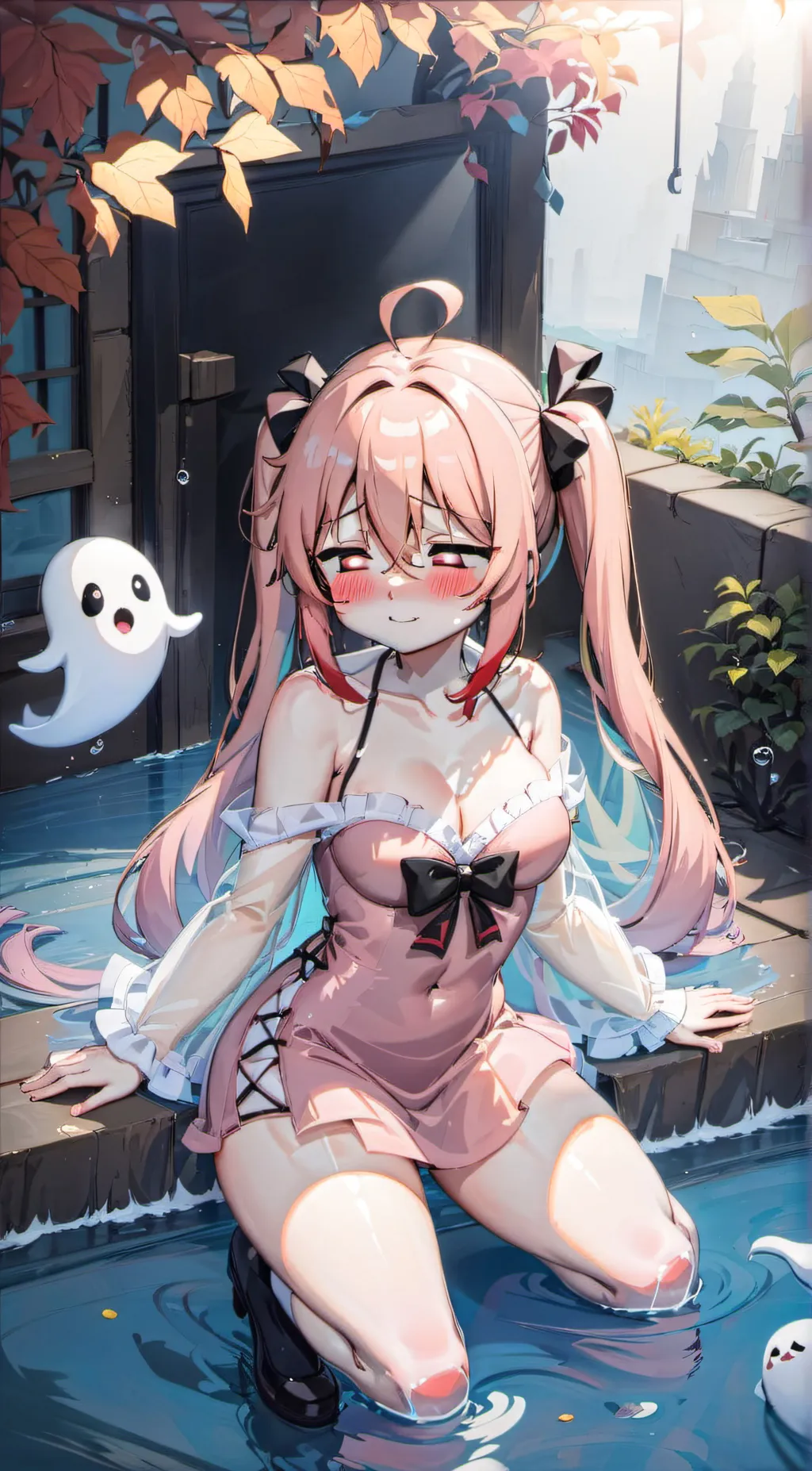 ai character: ghosty background