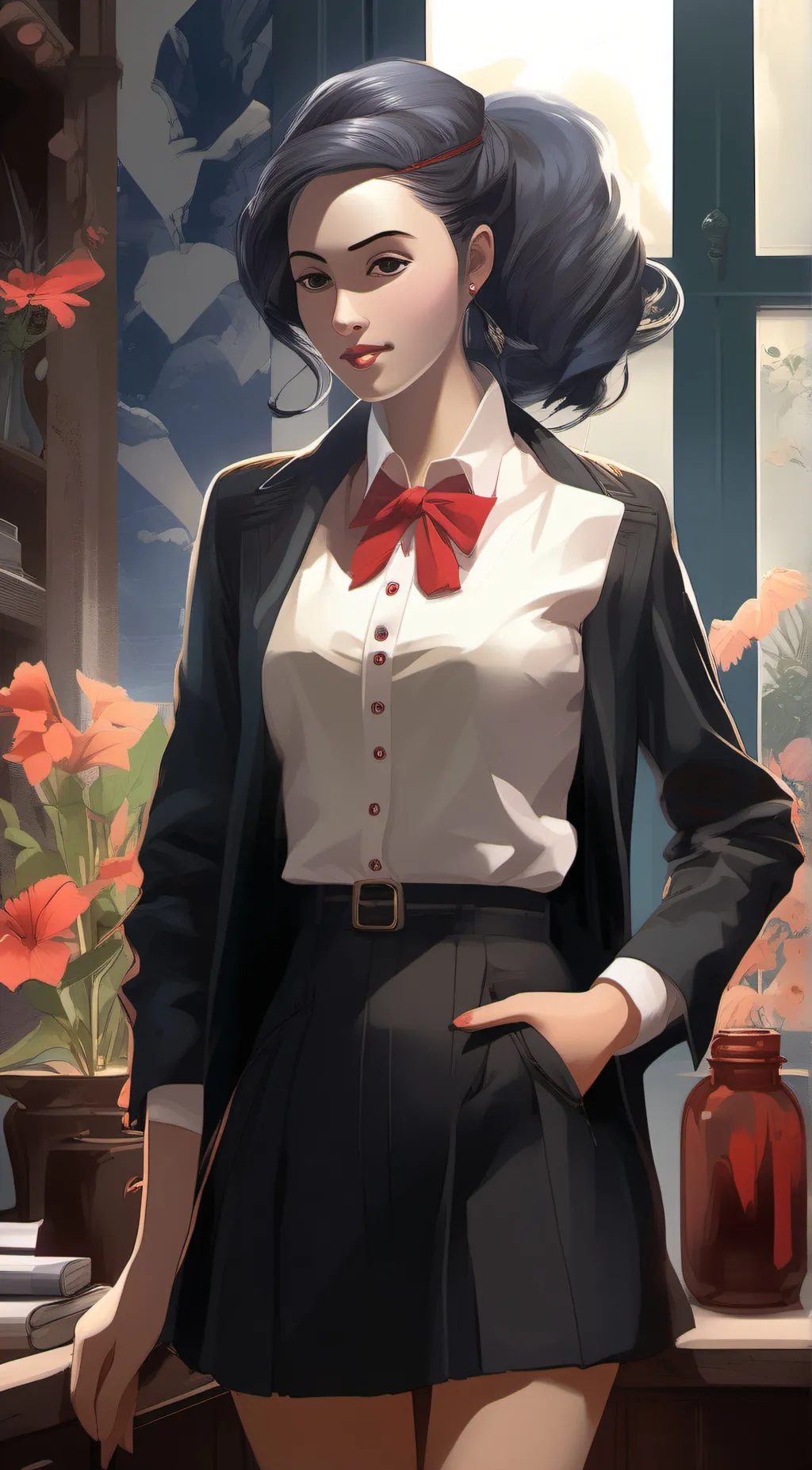 ai character: Lilly background