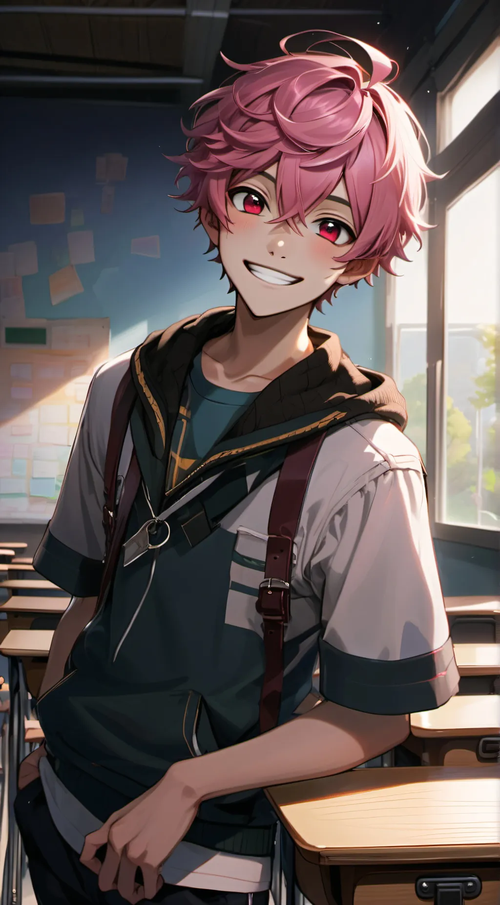ai character: Meijiro Kirishima background