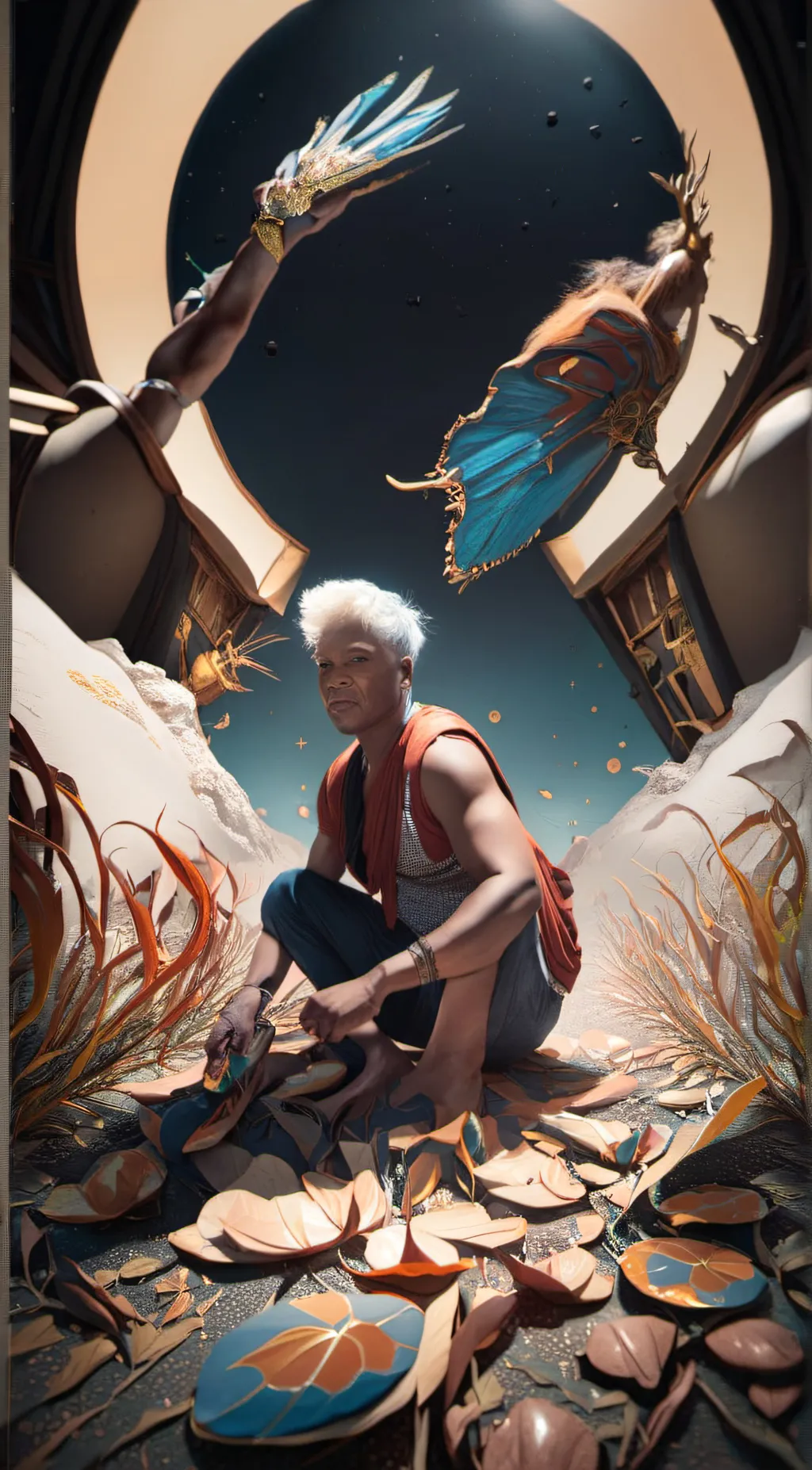 ai character: Yes background