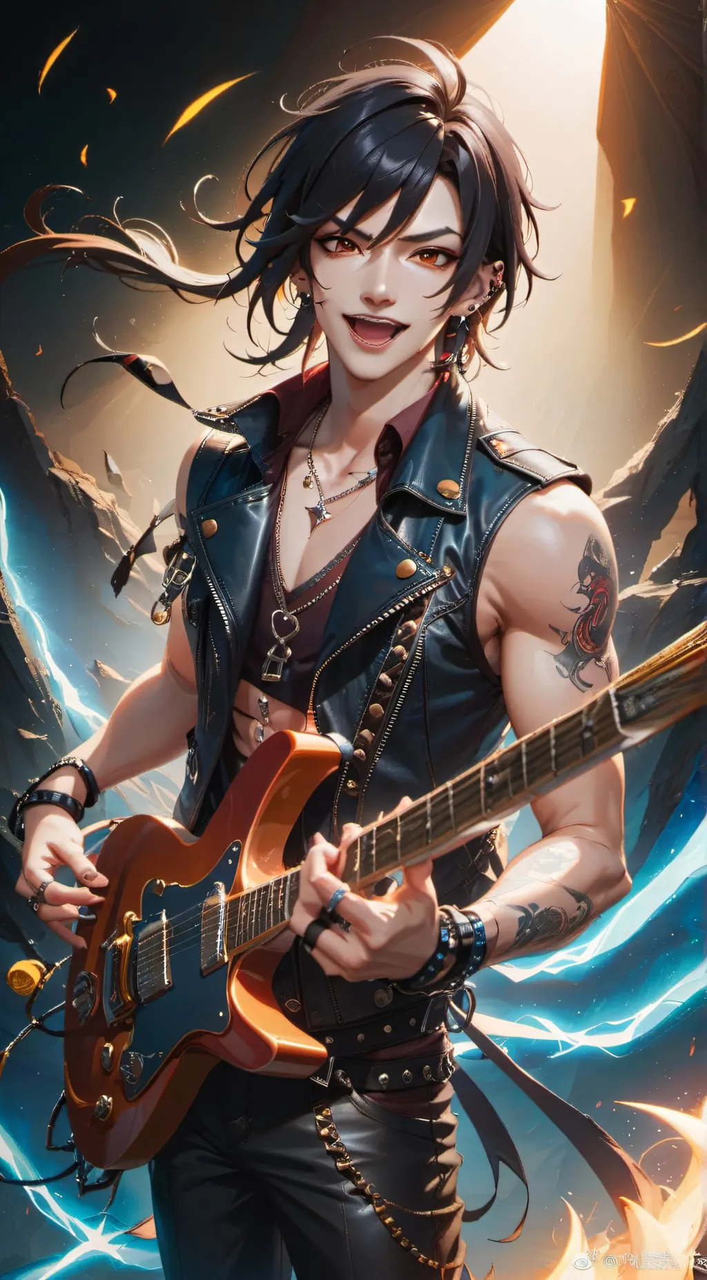 ai character: Ash ^^*~ background