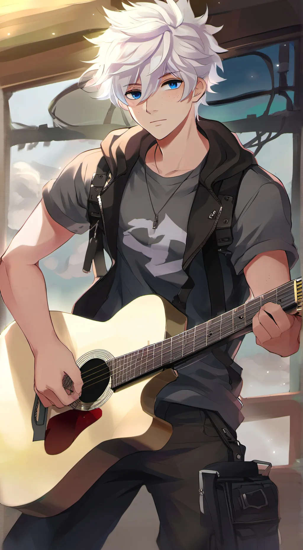 ai character: Damian background