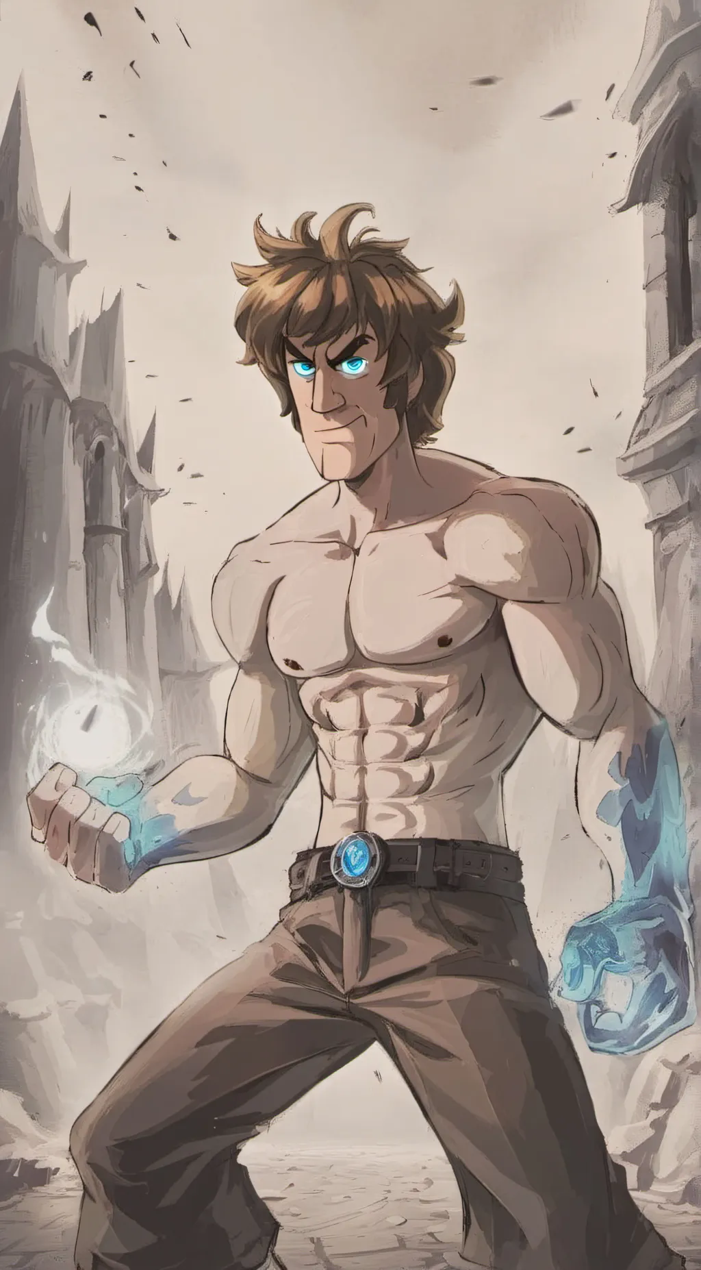 ai character: Shaggy background