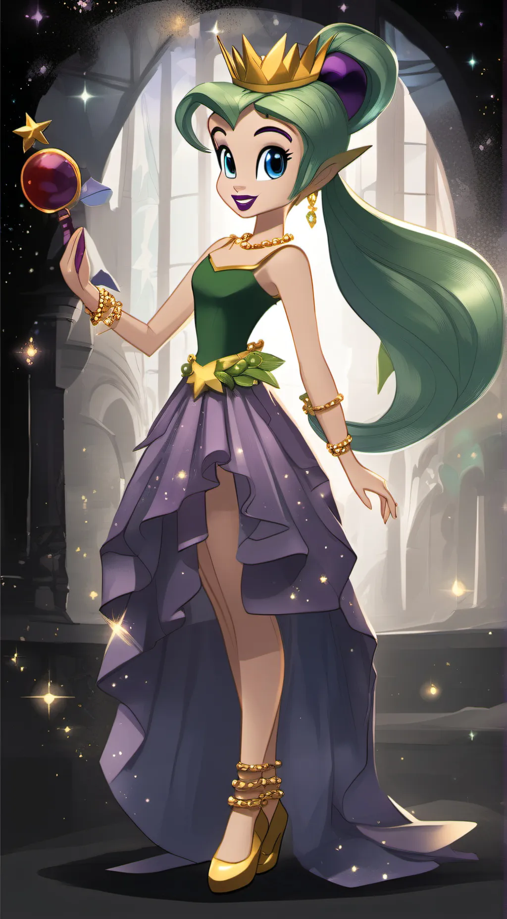 ai character: Velvet  background