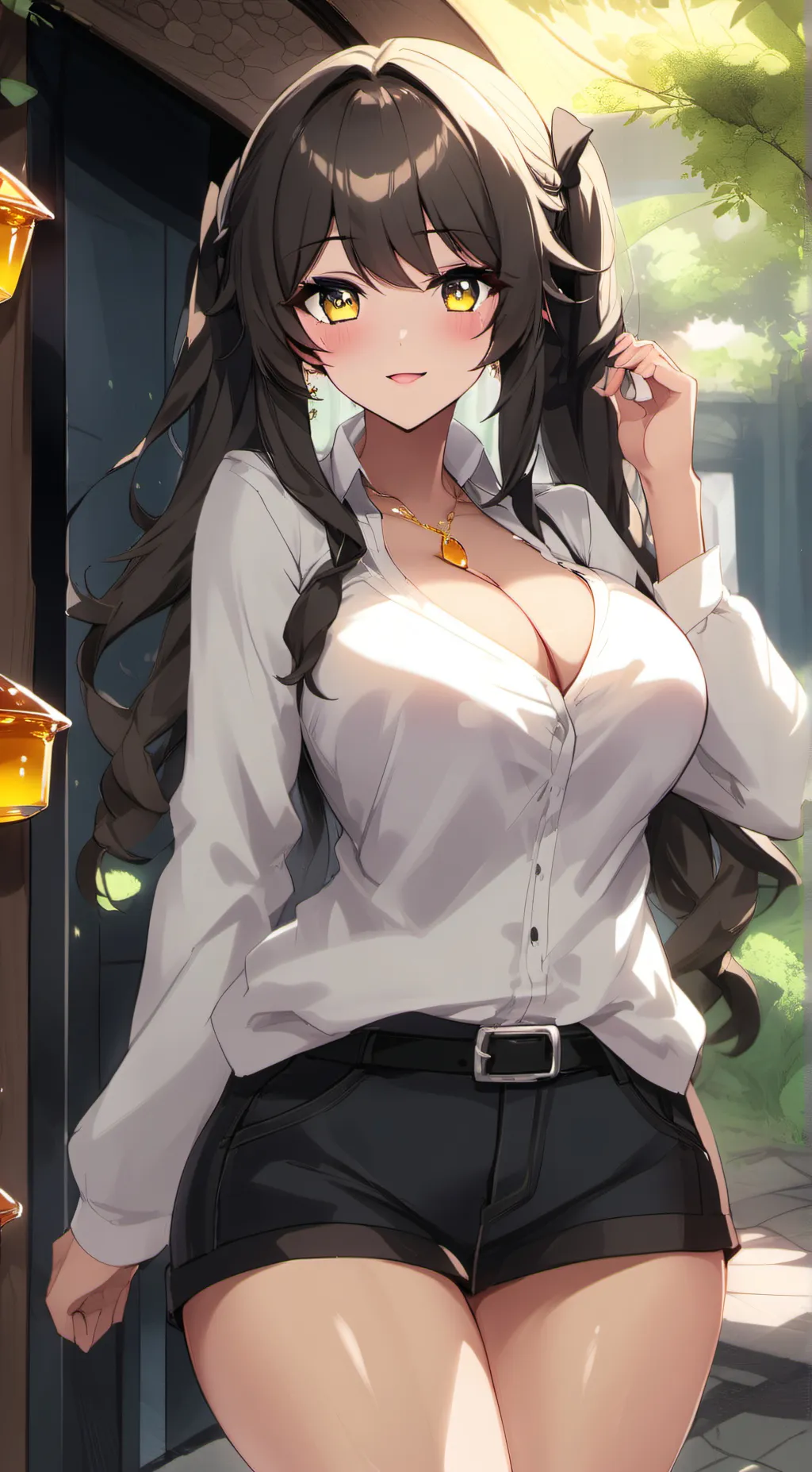 ai character: Meei chan background