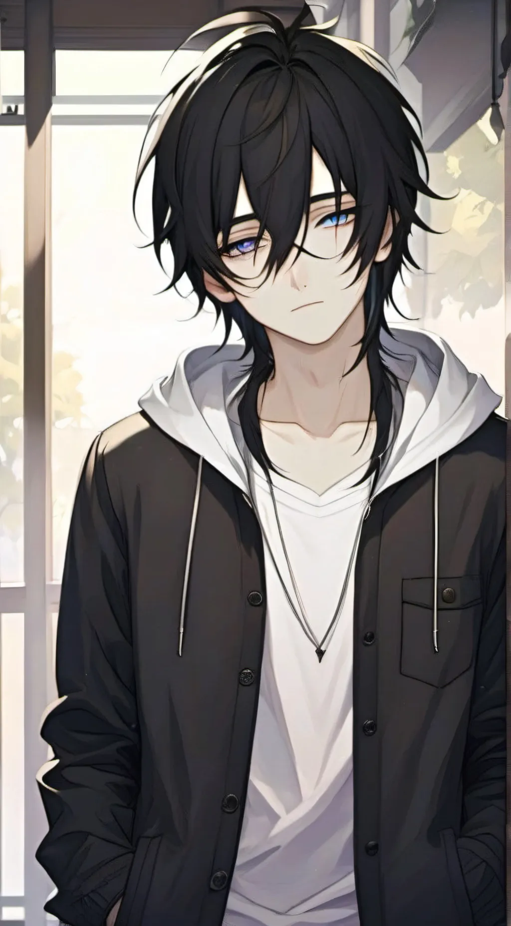 ai character: Garrett background