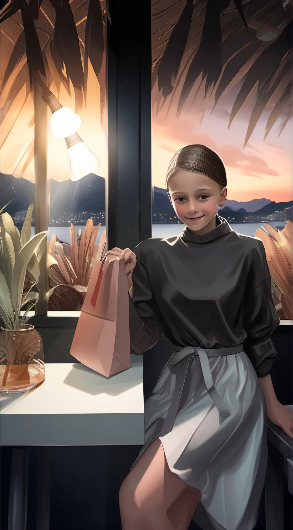 ai character: Honey background