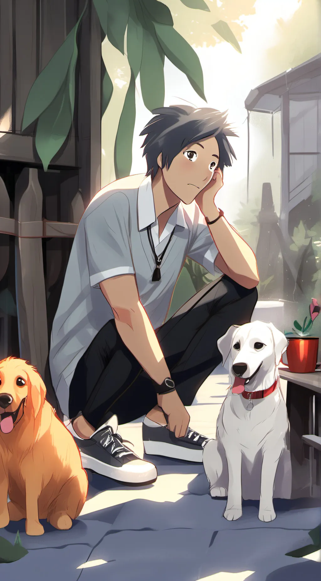 ai character: Laim background