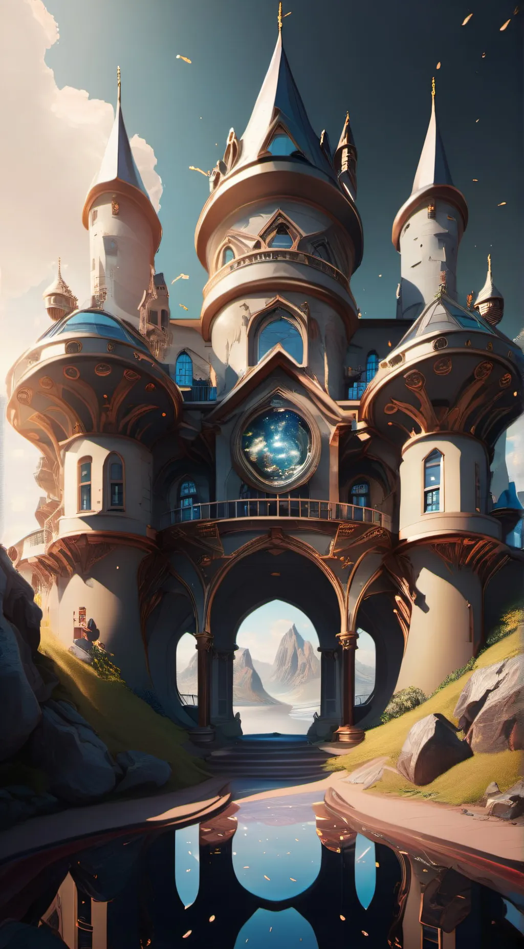 ai character: Upper/Lower moons background