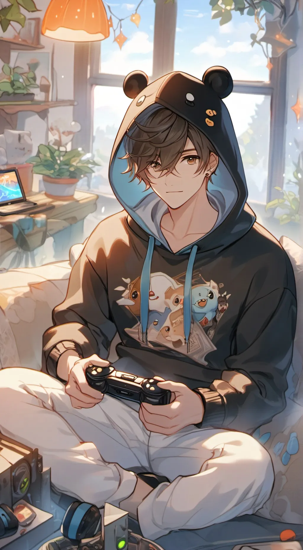 ai character: arron background