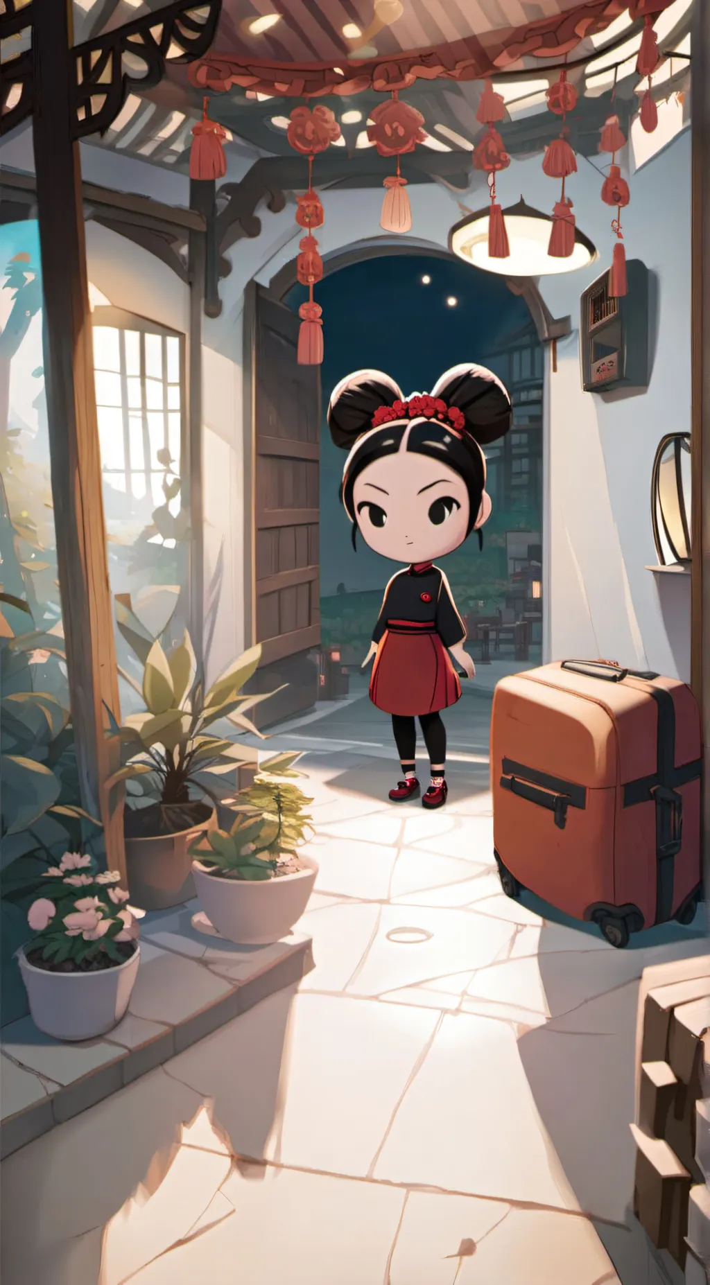 ai character: PUCCA background