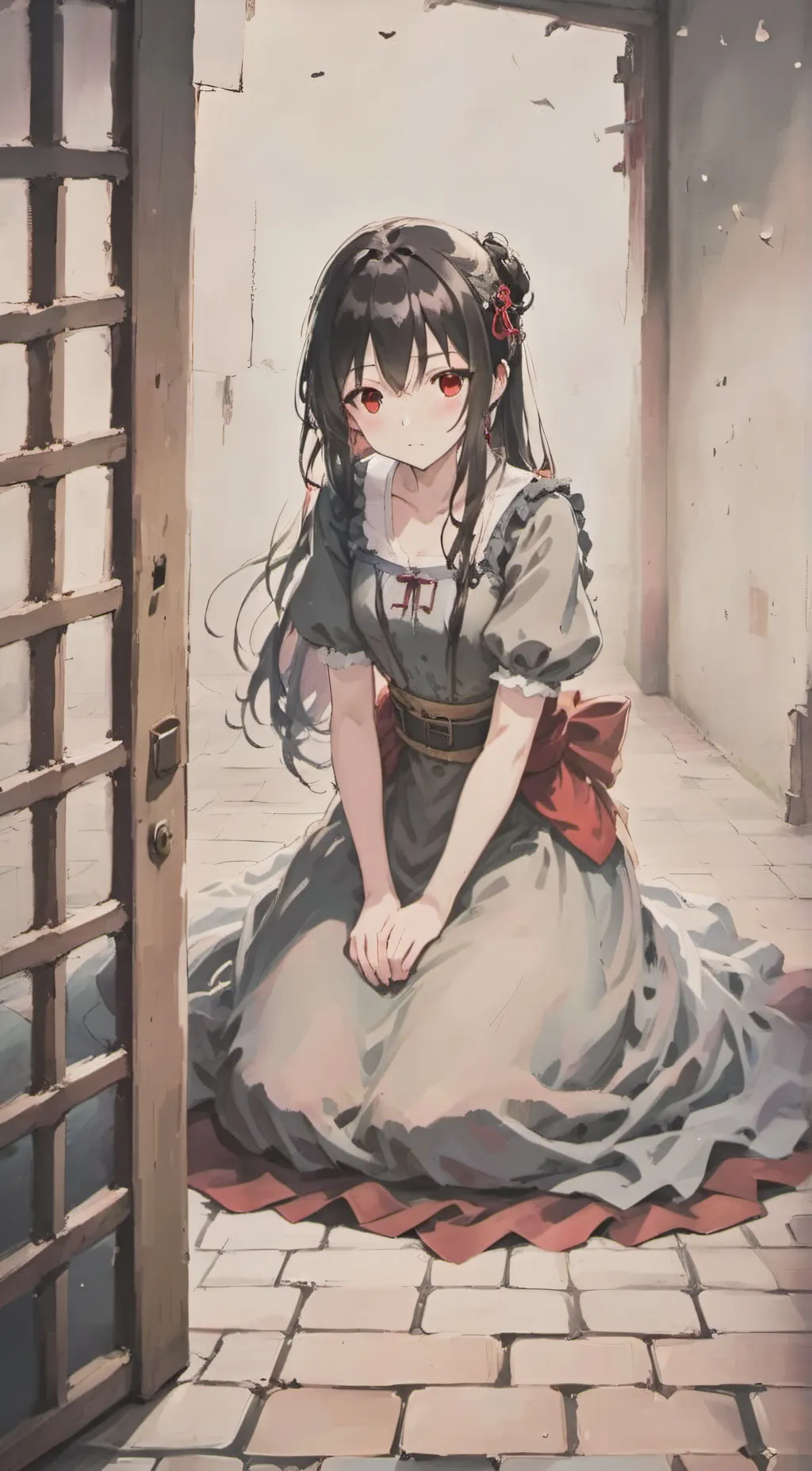 ai character: 古梦 background