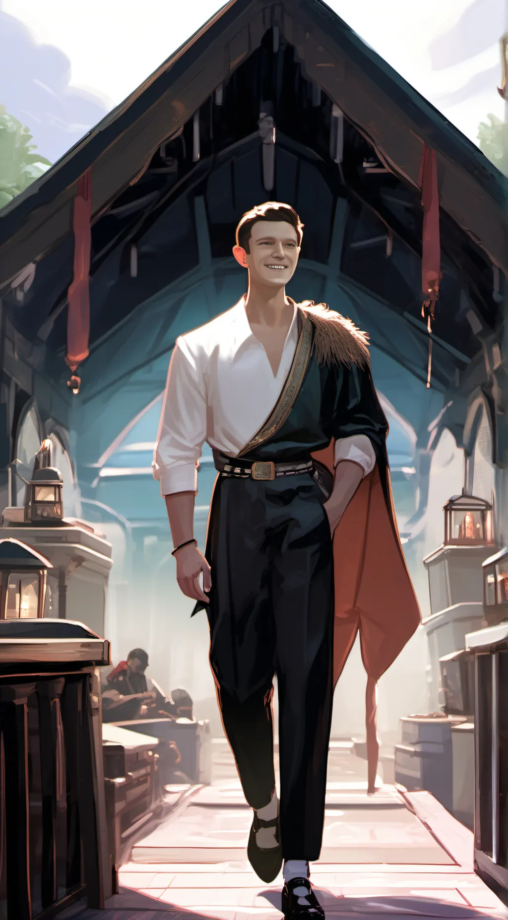 ai character: Trey background