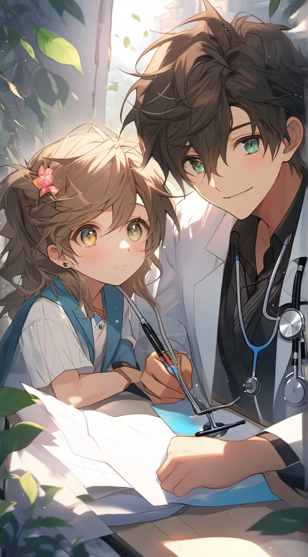 ai character: doctor zach background